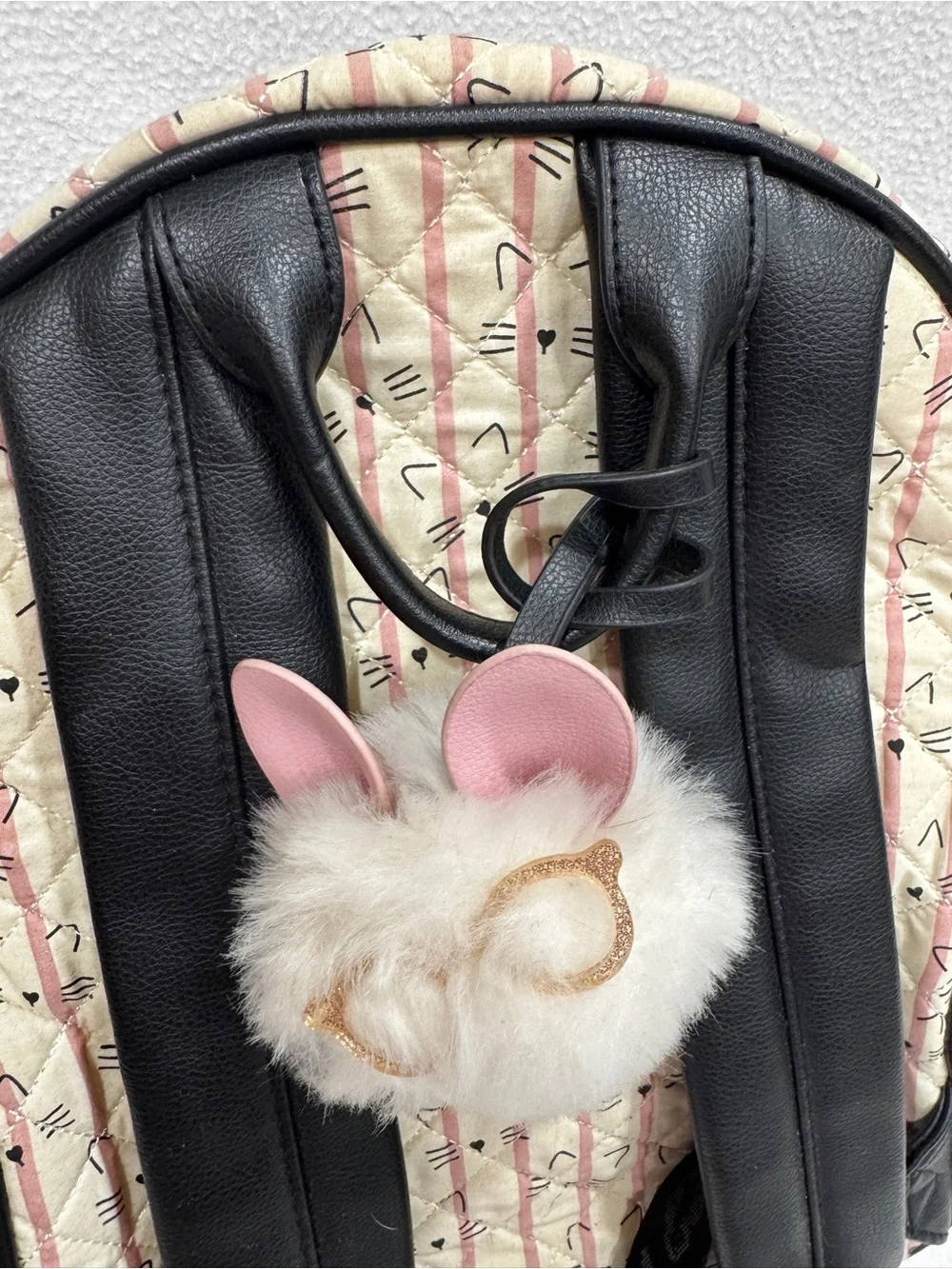 Betsey Johnson quilted backpack